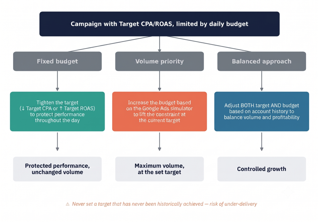 Flow chart for article Google Ads bidding changes